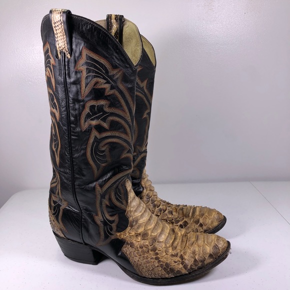 larry mahan python boots